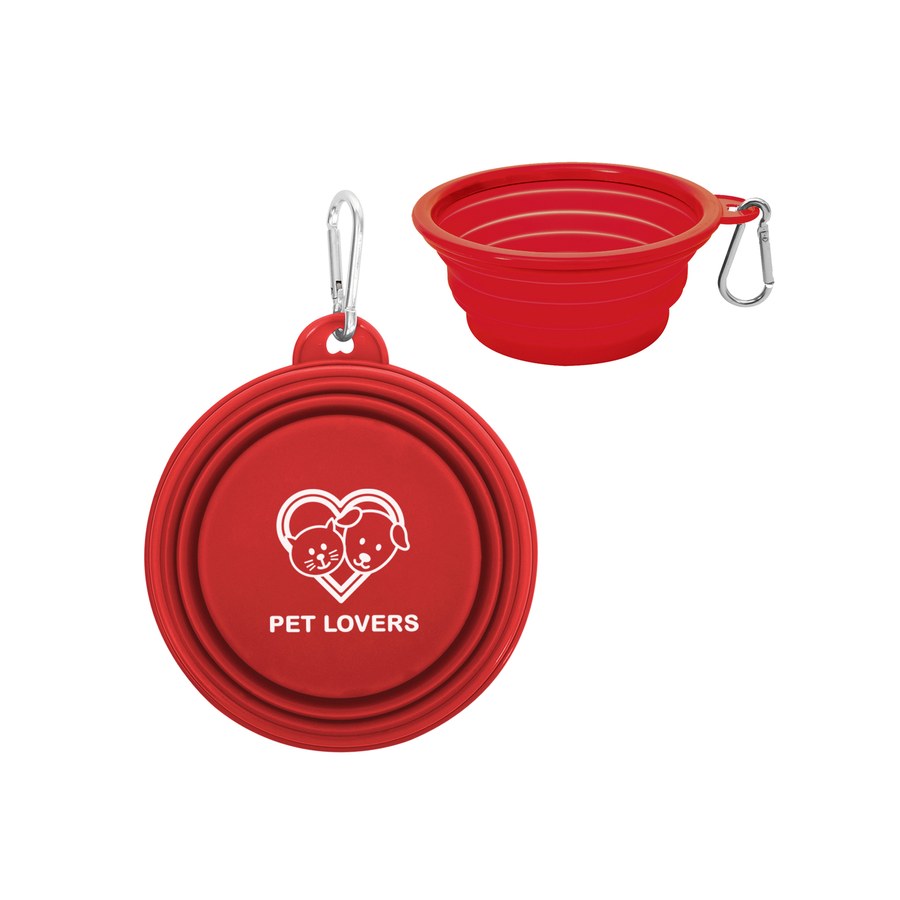 Collapsible Pet Bowl #2412 (2412_RED_Silkscreen.jpg)
