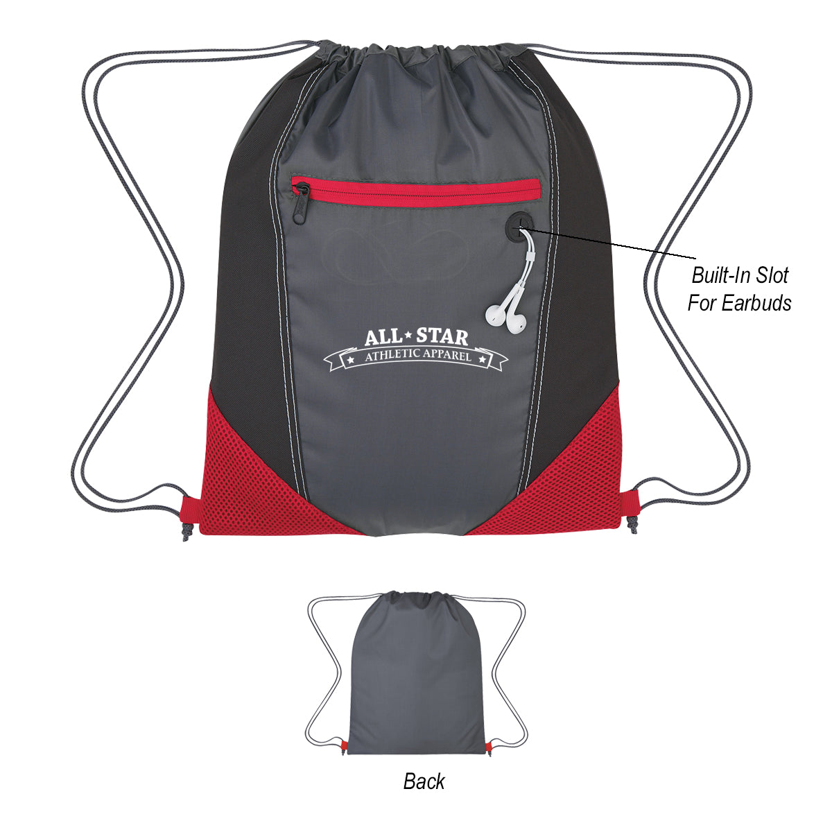 Two-Tone Drawstring Sports Pack