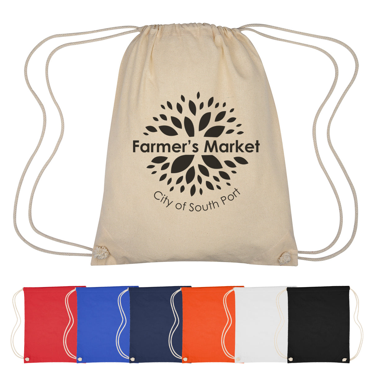 Cooper Cotton Drawstring Bag
