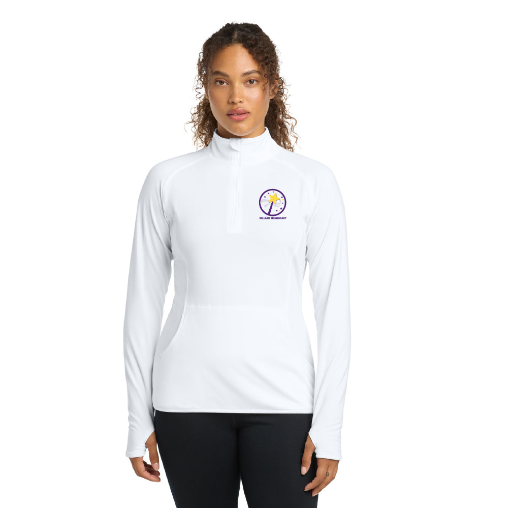 Willard Elementary Sport-Tek® Women's Sport-Wick® Stretch 1/4-Zip Pullover