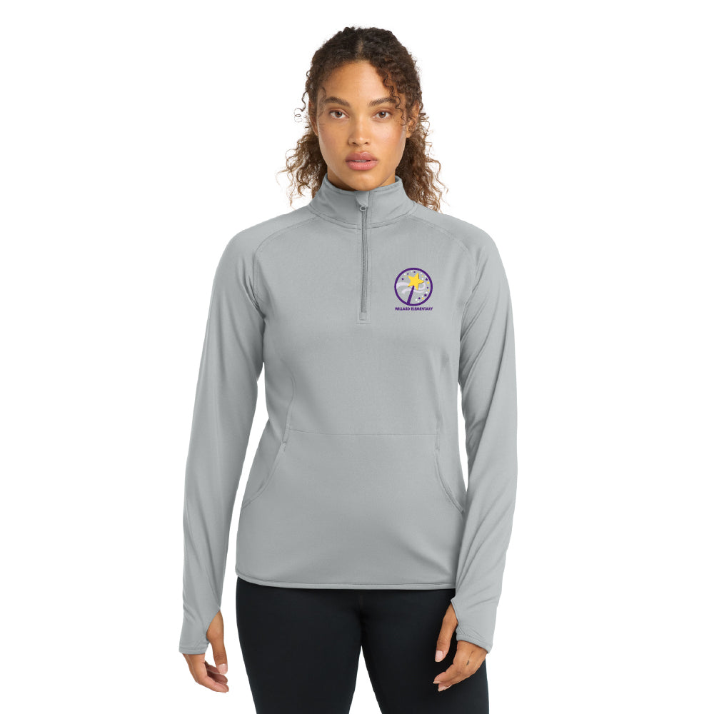 Willard Elementary Sport-Tek® Women's Sport-Wick® Stretch 1/4-Zip Pullover