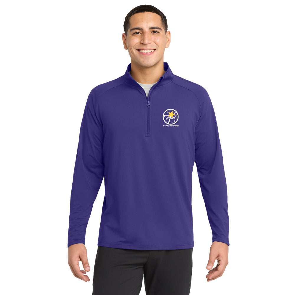 Willard Elementary Sport-Tek® Sport-Wick® Stretch 1/4-Zip Pullover