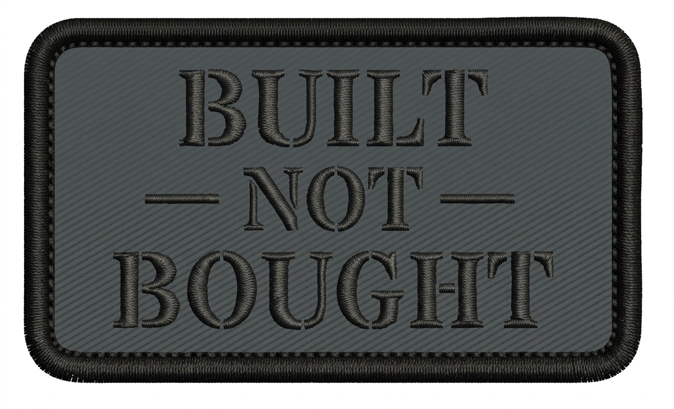 Built Not Bought Patches