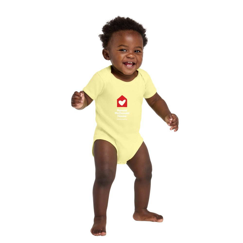 Ronald McDonald Westchester Rabbit Skins Infant Short Sleeve Baby Rib Bodysuit