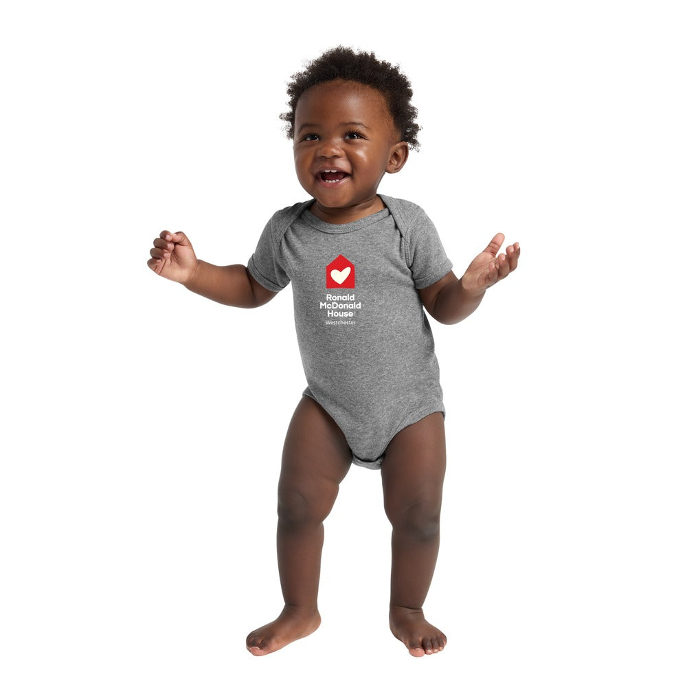 Ronald McDonald Westchester Rabbit Skins Infant Short Sleeve Baby Rib Bodysuit