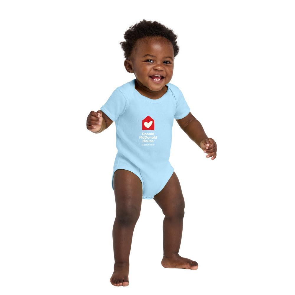 Ronald McDonald Westchester Rabbit Skins Infant Short Sleeve Baby Rib Bodysuit