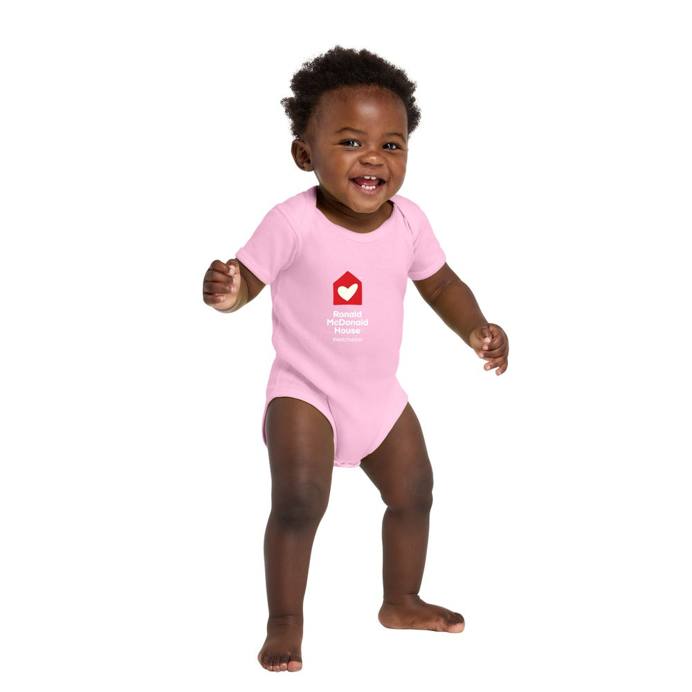 Ronald McDonald Westchester Rabbit Skins Infant Short Sleeve Baby Rib Bodysuit