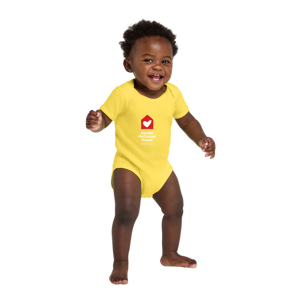 Ronald McDonald Westchester Rabbit Skins Infant Short Sleeve Baby Rib Bodysuit