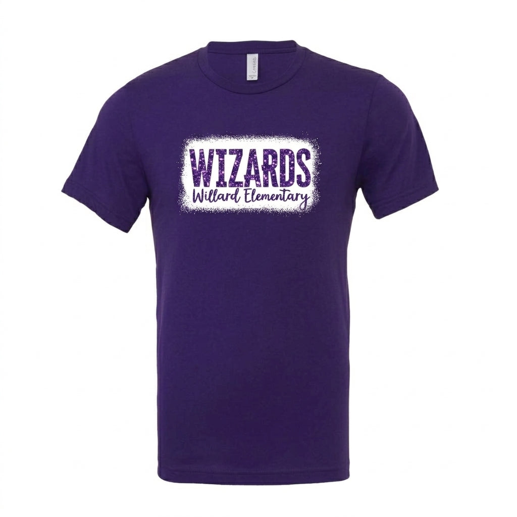 Willard Elementary Short Sleeve Tee with Glitter