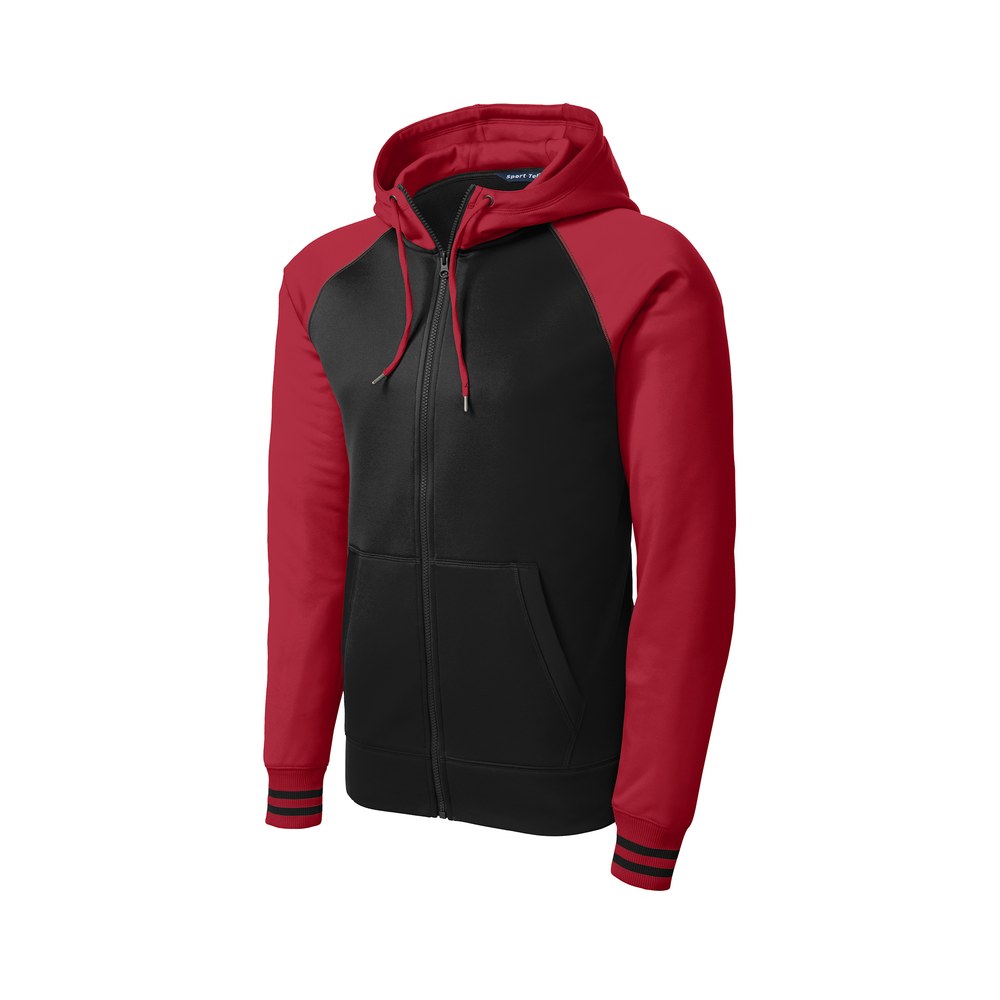 Black/Deep Red