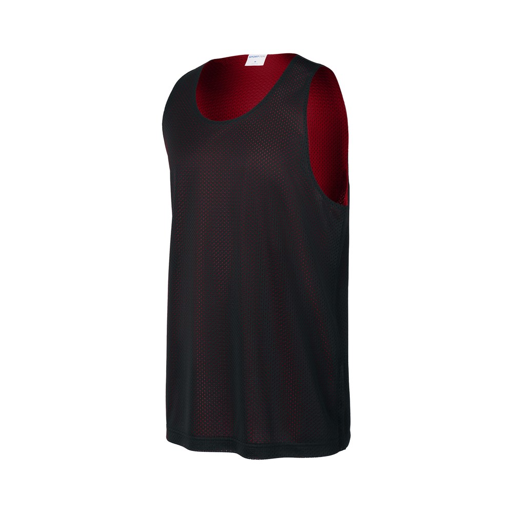 Black/Deep Red