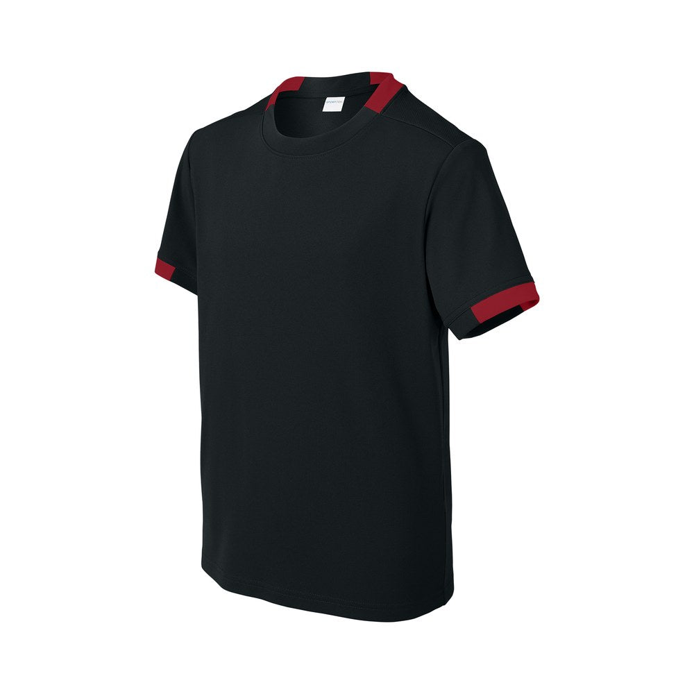 Black/Deep Red