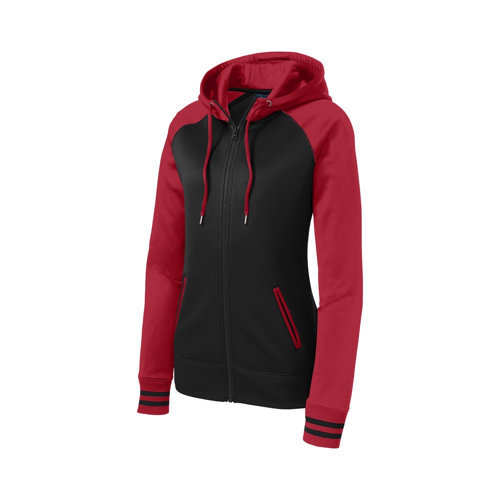 Black/Deep Red