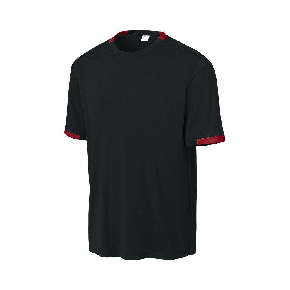 Black/Deep Red