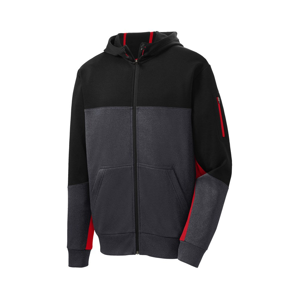 Black/Graphite Heather/True Red