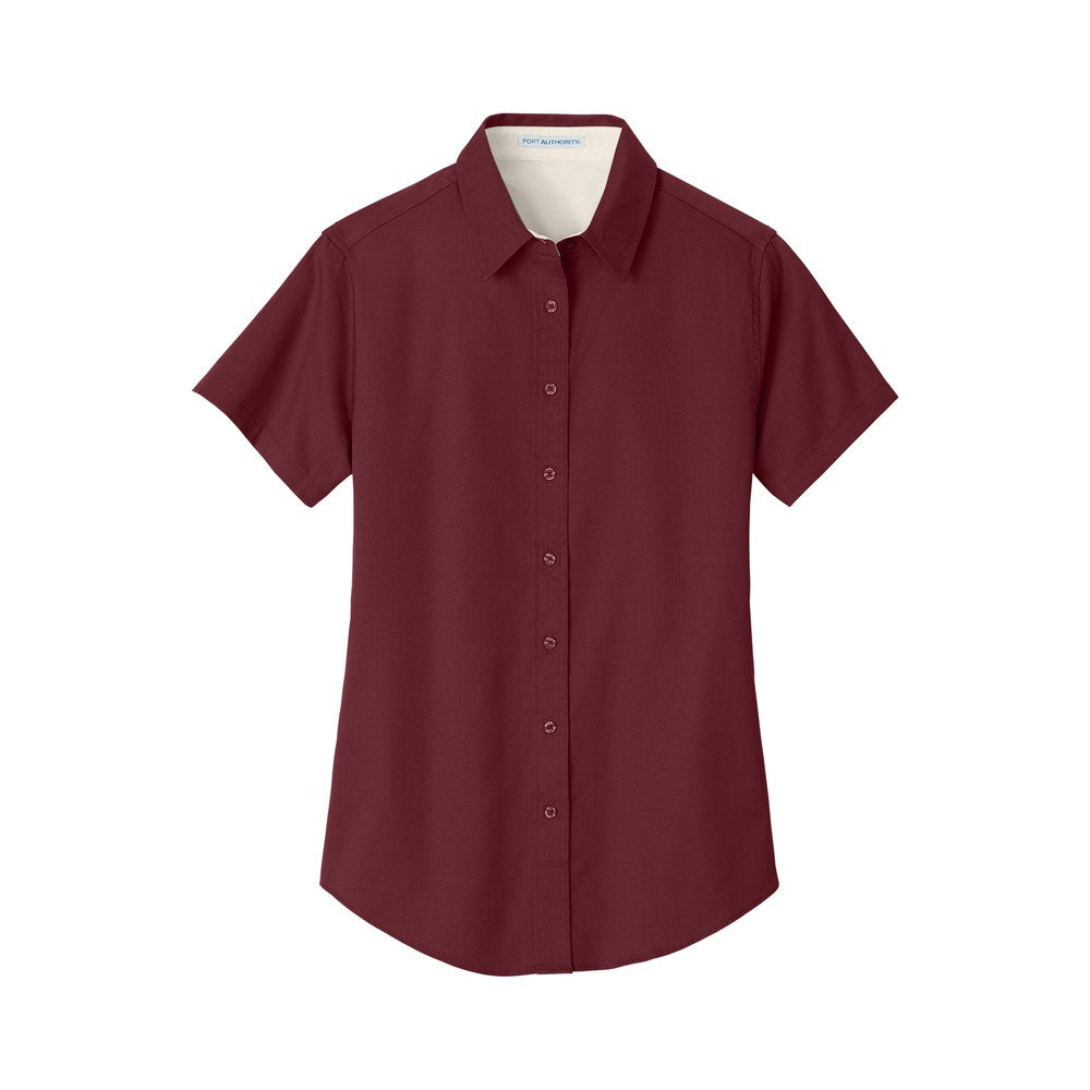 Burgundy/Light Stone