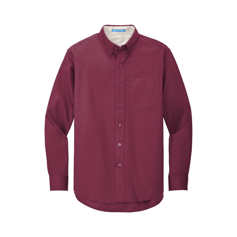 Burgundy/Light Stone