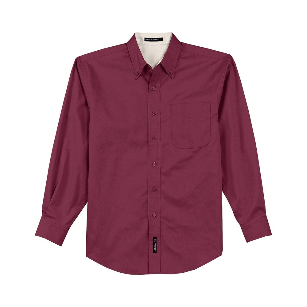 Burgundy/Light Stone