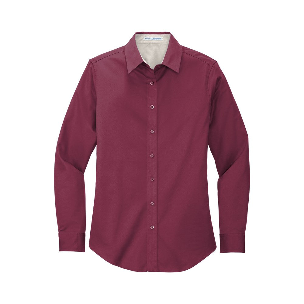 Burgundy/Light Stone