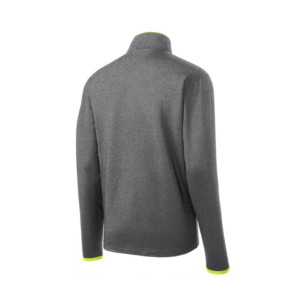 Charcoal Grey Heather/Charge Green | Back