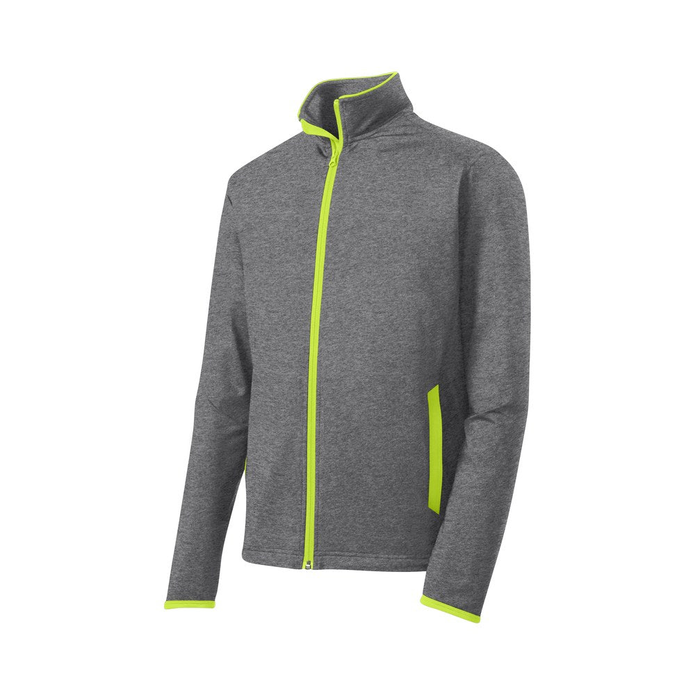 Charcoal Grey Heather/Charge Green
