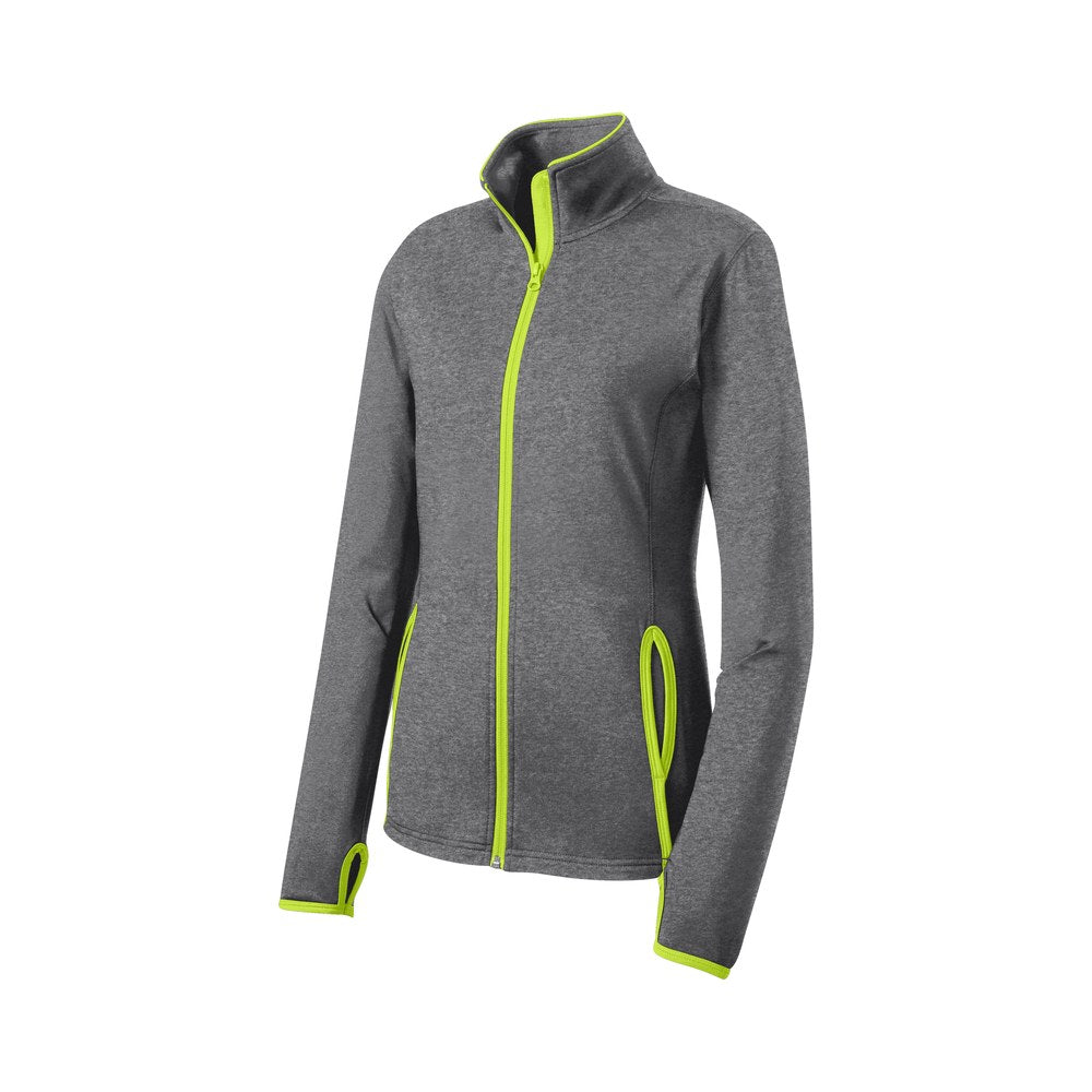 Charcoal Grey Heather/Charge Green