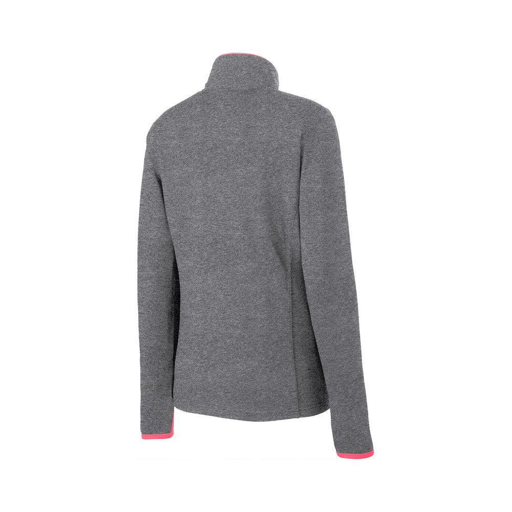 Charcoal Grey Heather/Hot Coral | Back