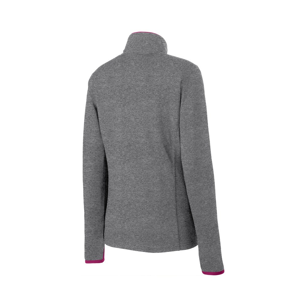 Charcoal Grey Heather/Pink Rush | Back