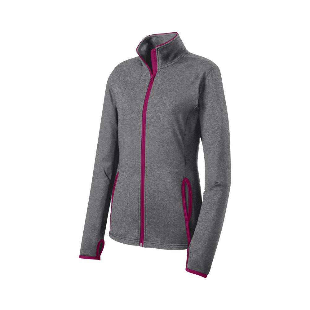 Charcoal Grey Heather/Pink Rush