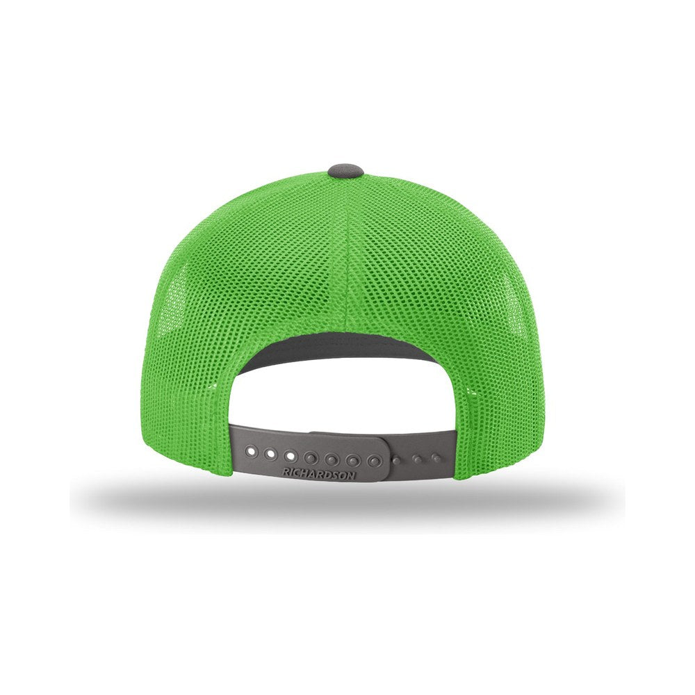 Charcoal/Neon Green | Back