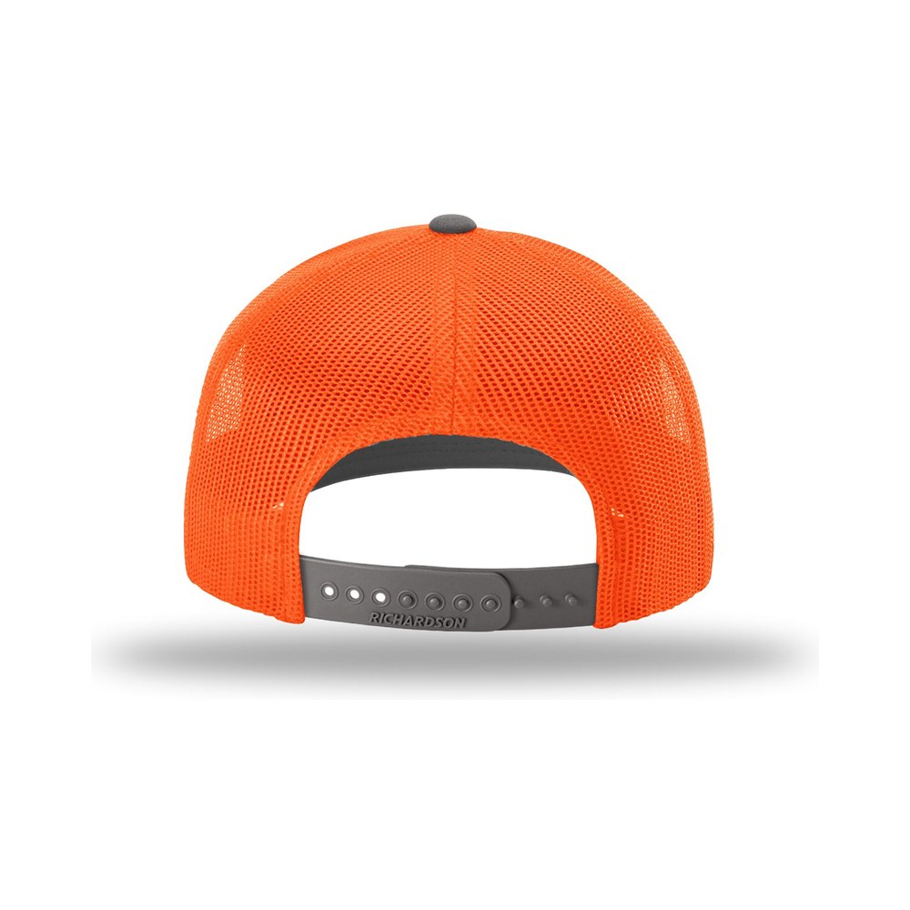 Charcoal/Neon Orange | Back