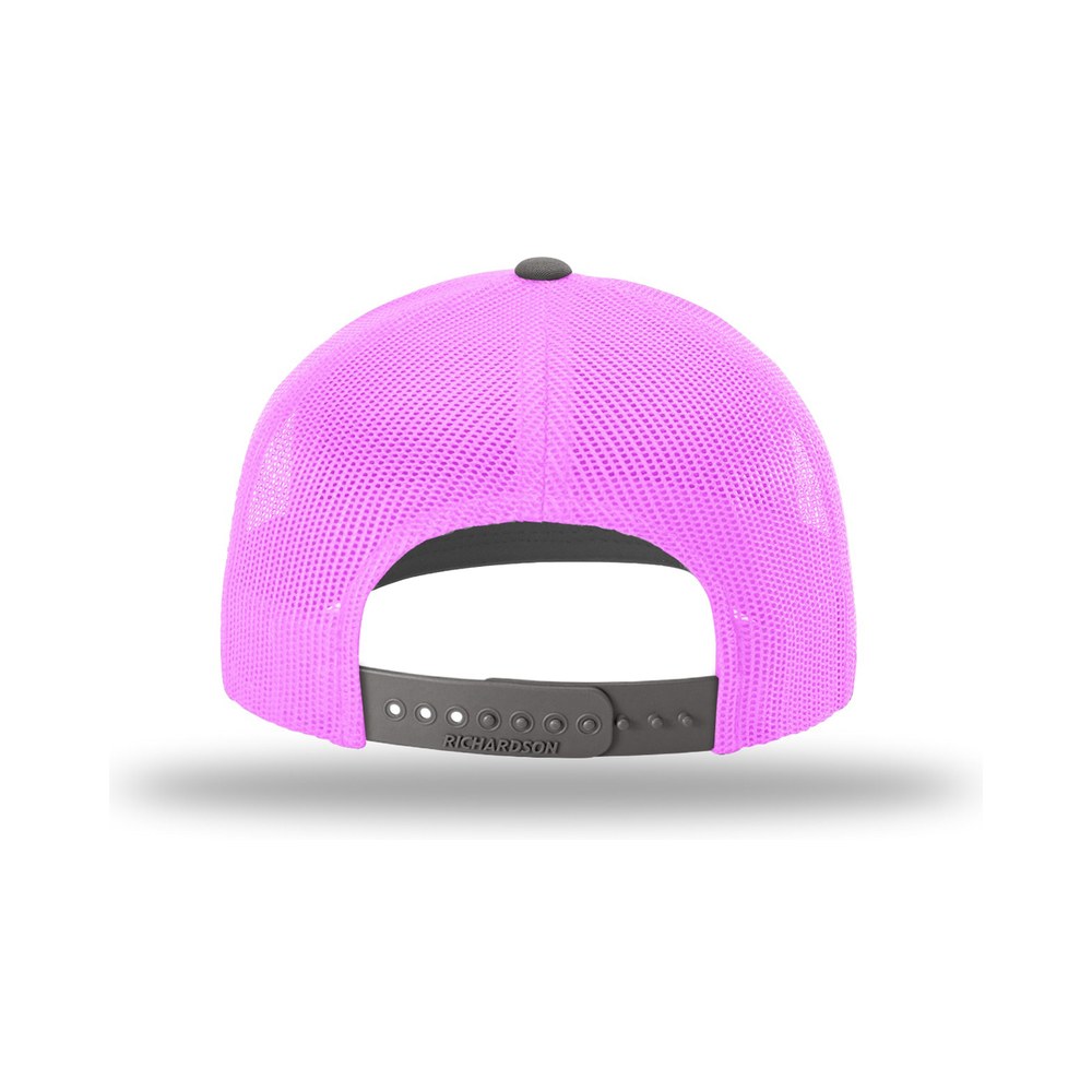 Charcoal/Neon Pink | Back
