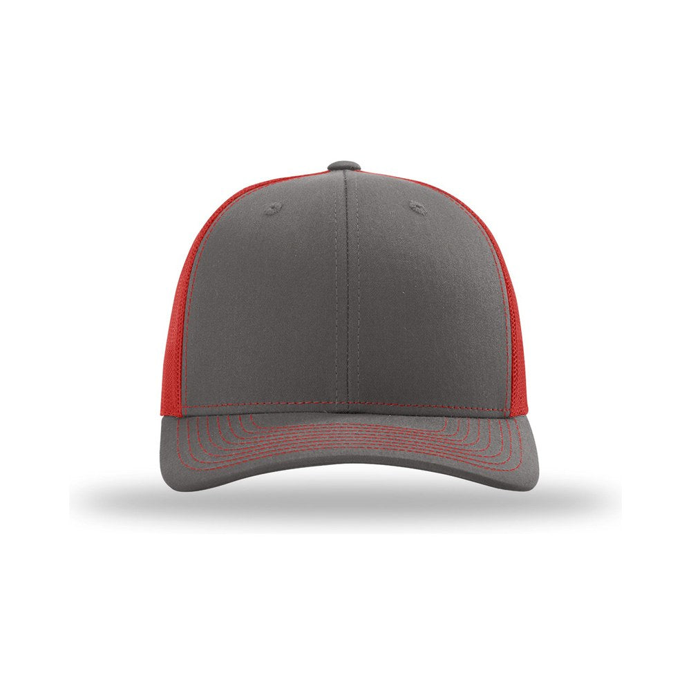 Charcoal/Red