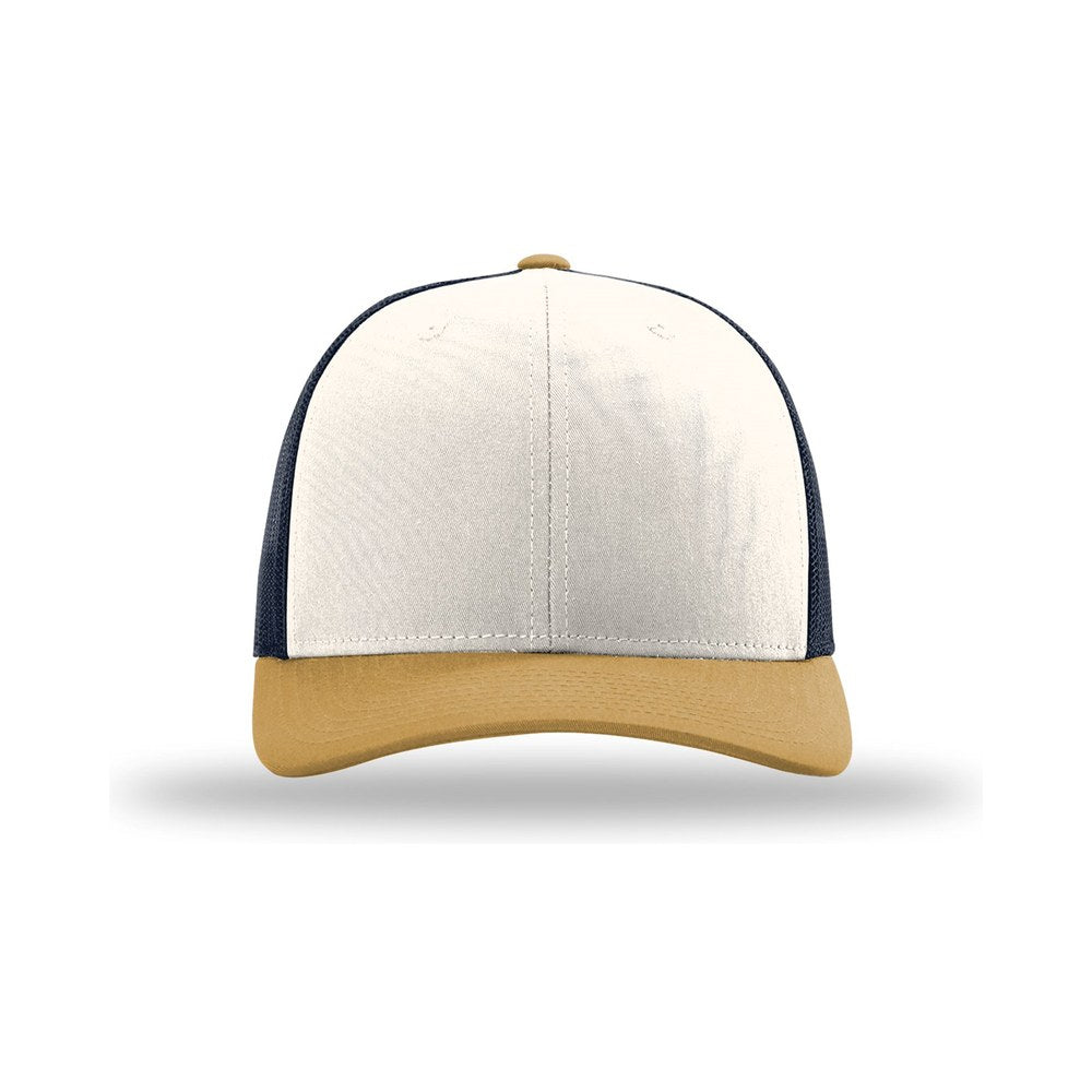 Cream/Navy/Amber Gold