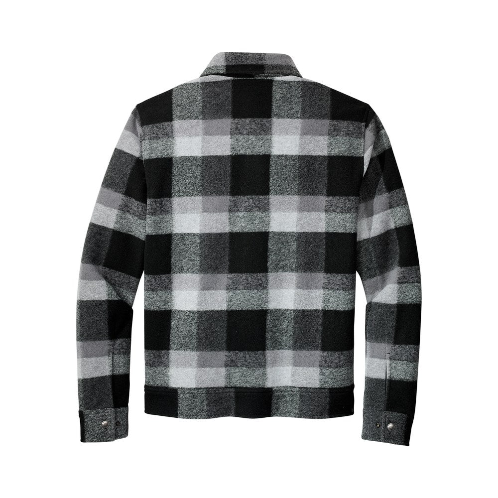 Deep Black Plaid | Back