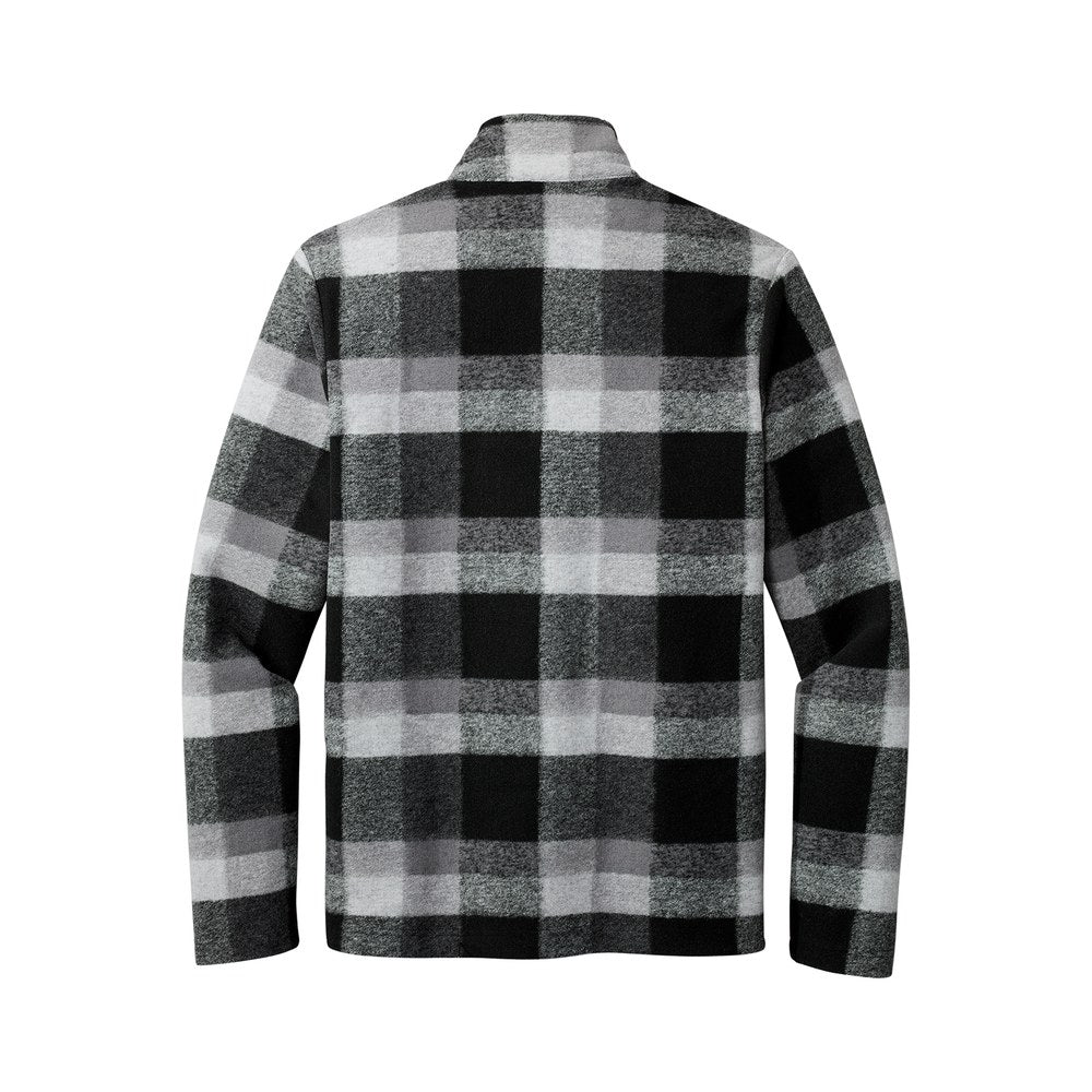 Deep Black Plaid | Back