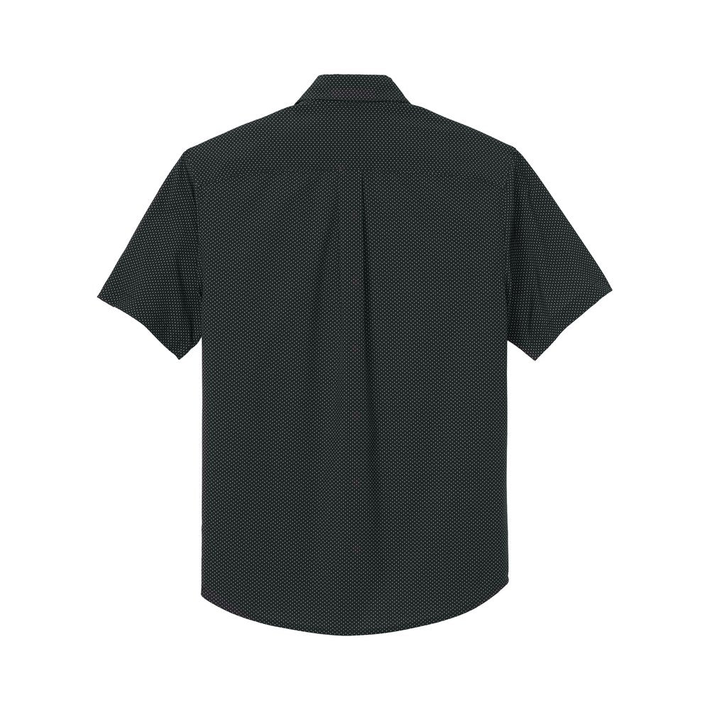 Deep Black Triangle Print | Back