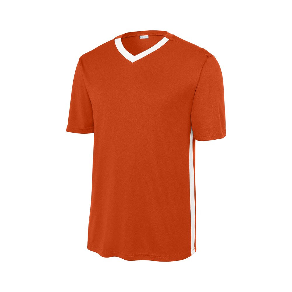 Deep Orange/White
