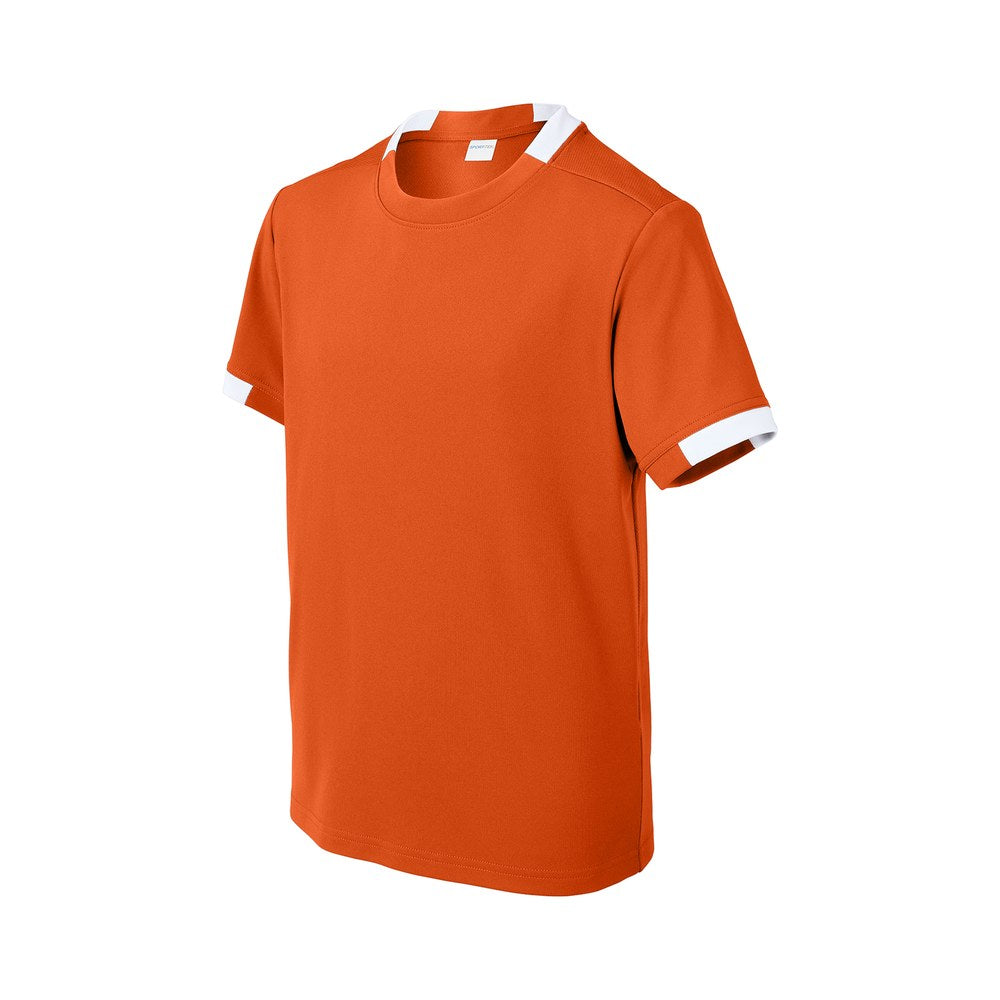 Deep Orange/White