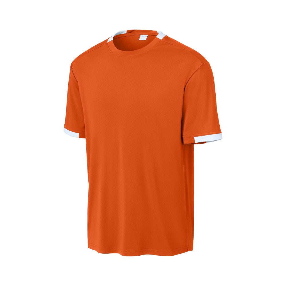 Deep Orange/White