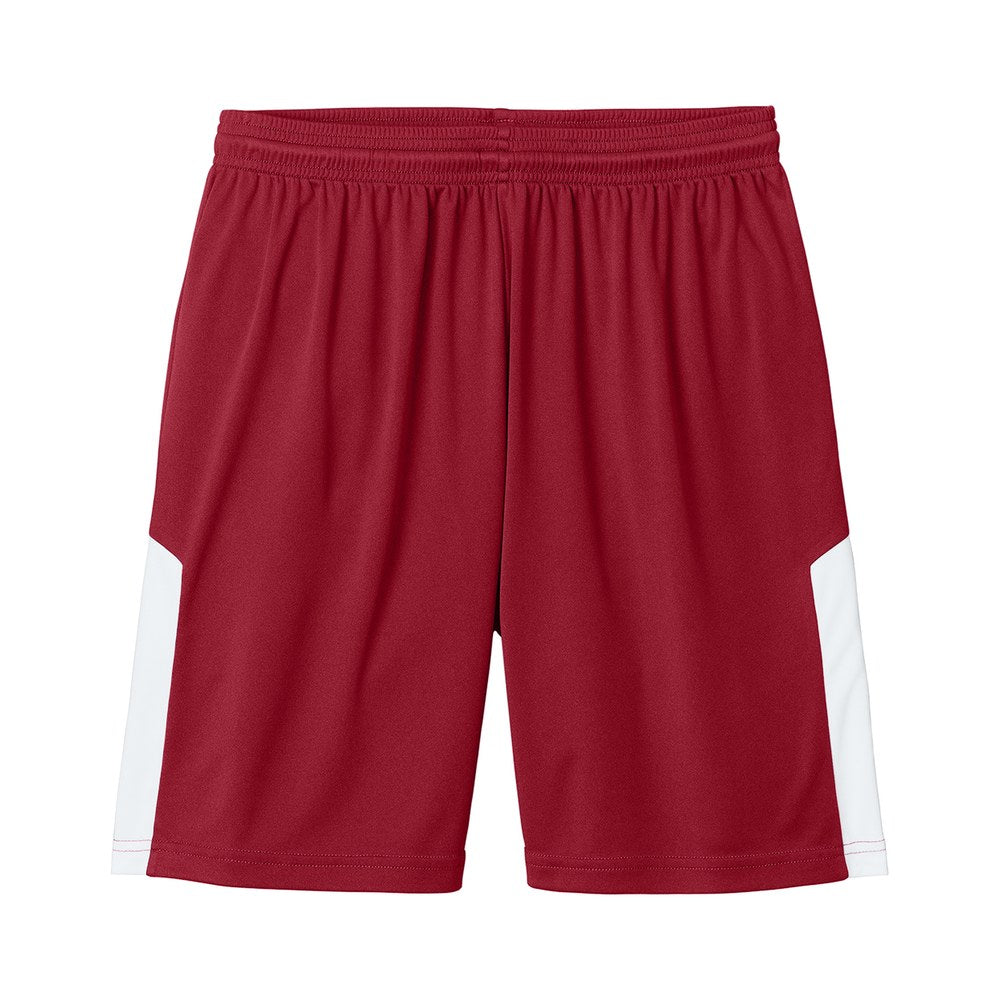 Deep Red/White