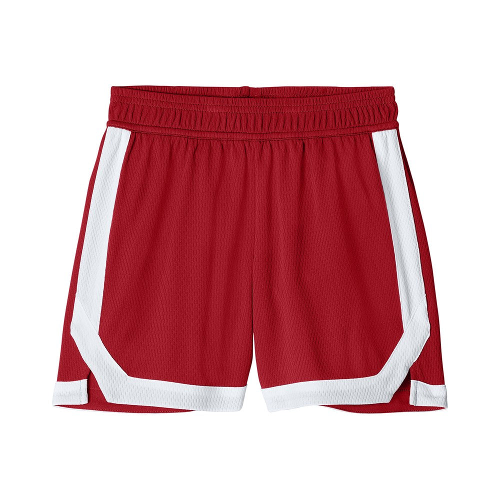 Deep Red/White