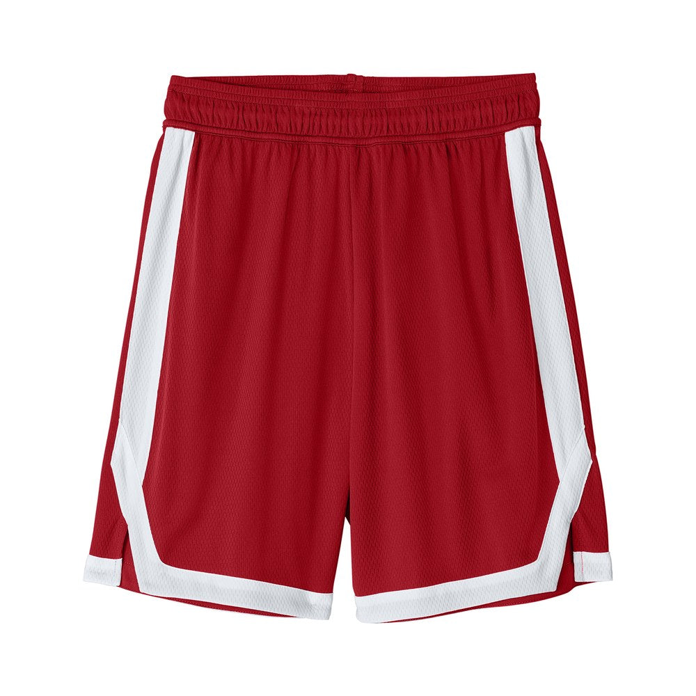 Deep Red/White