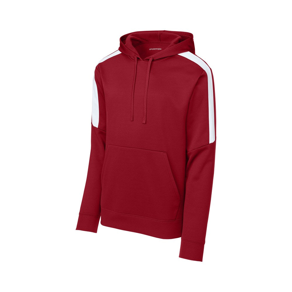 Deep Red/White