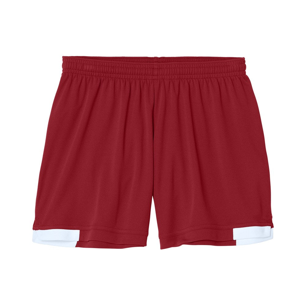 Deep Red/White