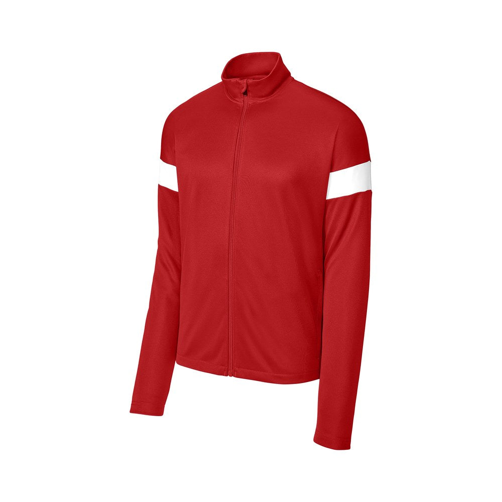 Deep Red/White