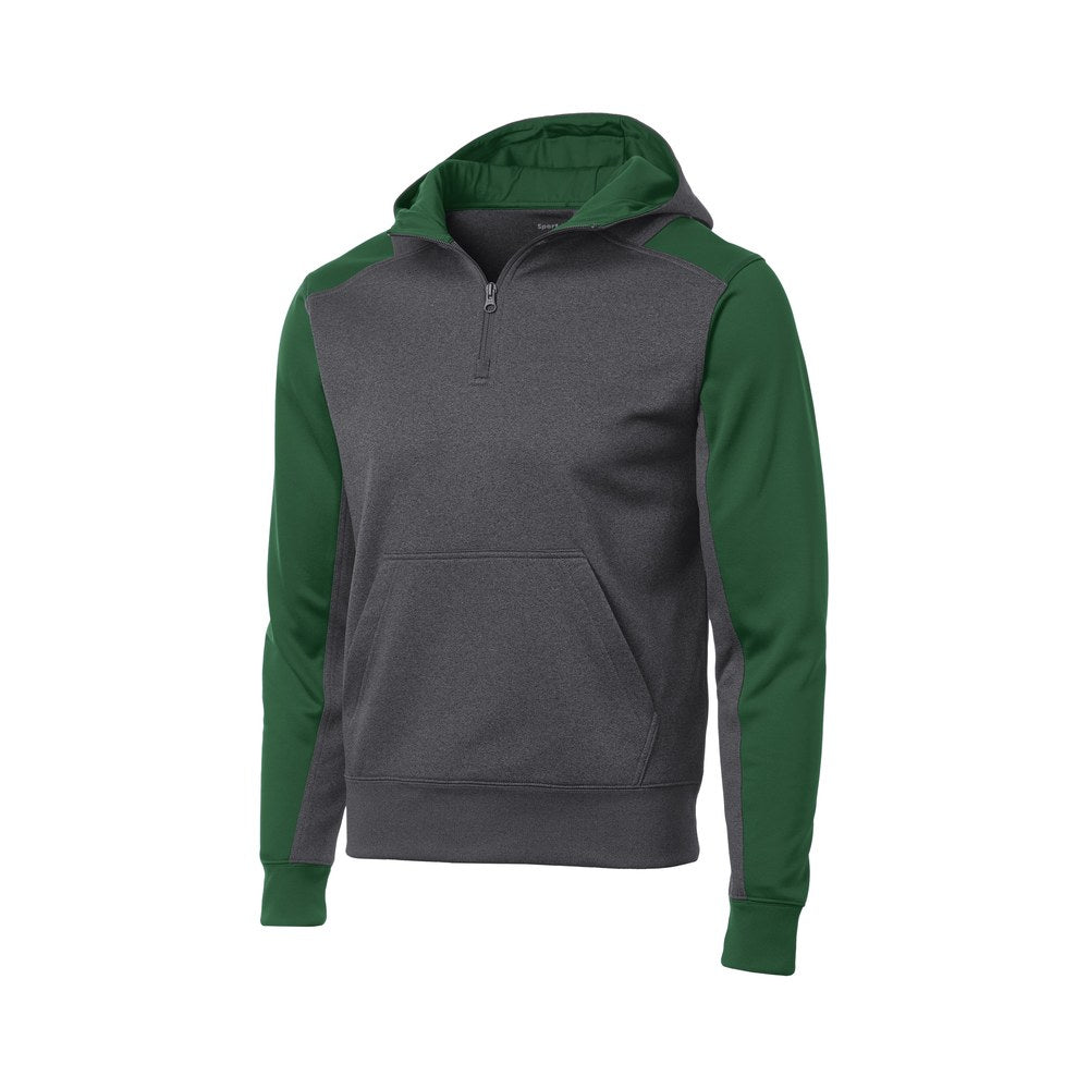 Graphite Heather/Forest Green