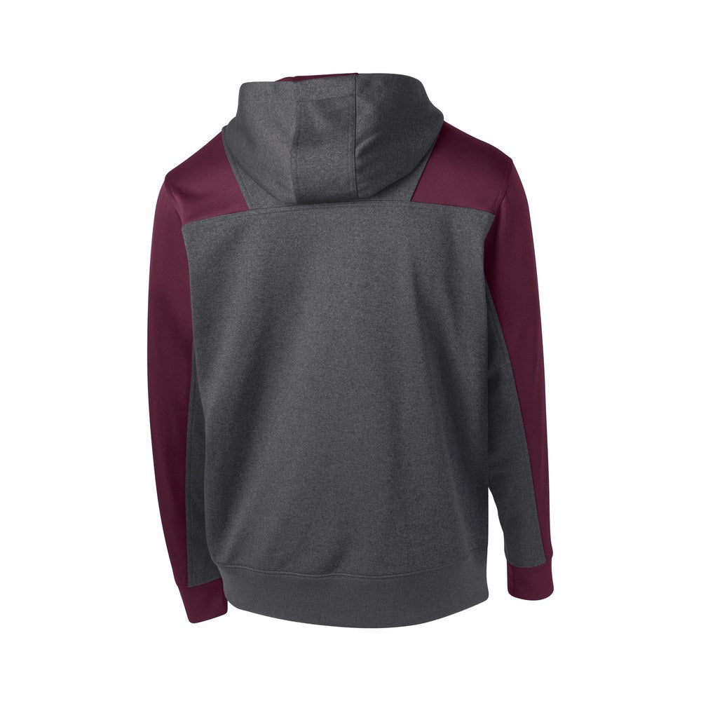Graphite Heather/Maroon | Back
