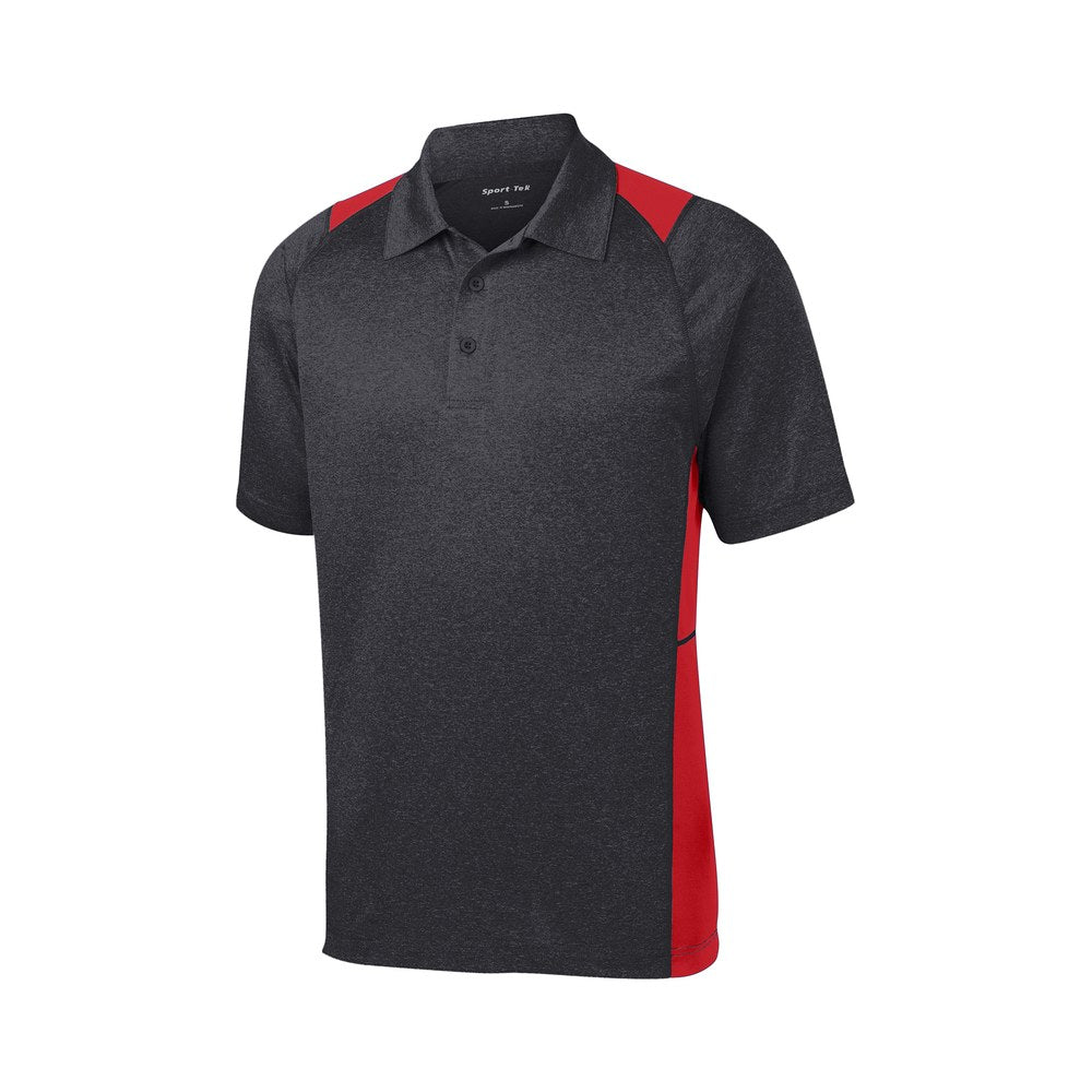 Graphite Heather/True Red