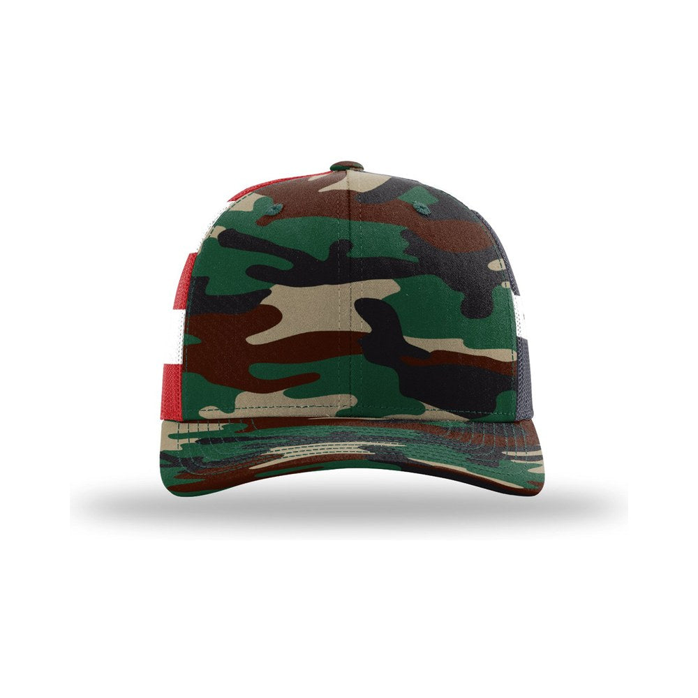 Green Camo/Stars Stripes